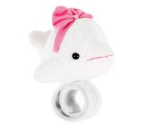SUPVOX Bracelet Slap Peluche Blanc-baleine Doux et Confortable Accessoire Poignet Ludique pour Fêtes Cadeau Peluche Animale Bracelet Poignet Léger et Facile à Porter