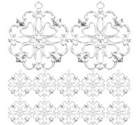 SUPVOX Breloques Argenté Faits Main en Alliage 100 Pièces pour Fabrication de Bijoux Diy, Pendentifs Décoratifs pour Colliers et Bracelets Artisanaux