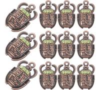 SUPVOX Breloques Scarabée Égyptien 20 Pièces en Alliage 2,6X1,6 CM pour Bijoux Soi-Même Colliers Bracelets et Décorations Suspendues