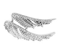 SUPVOX Broche Ailes d’Ange en Cristaux Argenté 443 Épingle à Revers Unisexe pour Costume Bijou de Soirée et Mariage Accessoire Chic et Élégant pour Hommes et Femmes