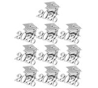 SUPVOX Broche de Diplôme Métal 10 Pièces 2026 Épingle Casquette Diplômé Élève Souvenir Cérémonie Fin D’année Scolaire Présent Bachelier