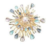 SUPVOX Broche Tournesol Épingle à Vêtements Broche Fleurie Cristaux Épingle à Châle Pinces Décoratives Femme Fille