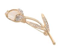 SUPVOX Broche Tulipe Délicate en Alliage de Zinc pour Femmes, Épingle de Col Stylée, Accessoire pour Anniversaire ou Bal