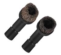 SUPVOX Brosse de Conversion Aspirateur 2 Pcs Adaptateur Connecteur Rond en Poils de Cheval pour Nettoyage Maison Accessoires Compatibles Pièces D’aspirateur