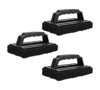 SUPVOX Brosse De Nettoyage pour BBQ 3pcs Accessoire De Nettoyage Portable pour Barbecue Extérieur Brosse Éponge Résistante des Résidus De Nourriture Outil pour en Acier Inoxydable