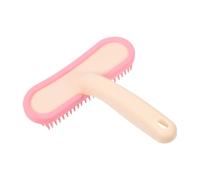 SUPVOX Brosse en Silicone pour Lapin Rose, Peigne Doux pour Toilettage, Collecte de Poils et Massage pour Petits Animaux comme Cobayes et Lapins