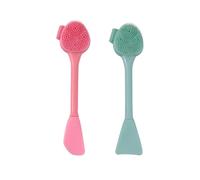 SUPVOX Brosse Visage Nettoyante en Silicone 2pcs pour Démaquillage et Massage, Application Facile de Masque, pour Usage Personnel à Domicile