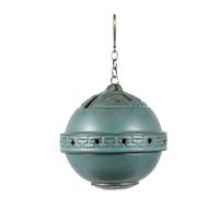 SUPVOX Brûleur de Parfum à Reflux en Céramique Blanc Cassé, Porte-Parfum Suspendu Décoratif pour Maison et Bureau, Diffuseur D'arôme Zen pour Salle de Yoga et Contemplation