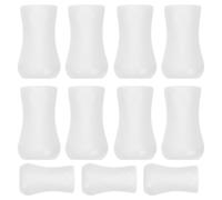 SUPVOX Butées de Cordon de Rideau Blanches en Bois 16 Pièces pour Stores Embouts de Cordelette Résistants et Indéformables Accessoires pour Stores Domestiques Compatibles et Enrouleurs