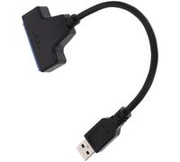 SUPVOX Câble Convertisseur Adaptateur Portable 2,5 Pouces en Plastique Noir Supportant le Transfert de Données Rapide pour Disque Dur Externe SSD