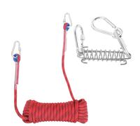 SUPVOX Câble D’Attache pour Chien Extérieur 10 M Corde Coton Rouge Résistant pour Grands Chiens Accessoire Camping Jardin Laisse Sécurisée pour Entraînement et Promenade