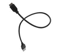 SUPVOX Câble D'extension USB Type E vers USB 3.0 A pour Carte Mère de Bureau, Transfert de Données Rapide 5 Gigabits par Seconde, Cuivre PVC Noir