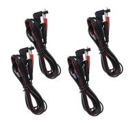 SUPVOX Câbles D'électrode 4pcs en Cuivre et Pvc pour Appareils, Utilisation Fiable et Caractéristiques Stables, Adaptés aux Dispositifs Thérapeutiques