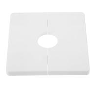 SUPVOX Cache-trou Mural Pvc 22 Mm Bouchon de Bride Fendue Autocollant pour Plomberie et Climatisation, Couvercle de Bride Murale Décoratif, Cache Orifice Étanche pour Rebouche Trou