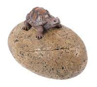 SUPVOX Cachette Clé Jardin Tortue Résine Boîte Rangement Extérieur avec Compartiment Secret Décoration Jardin Originale et Pratique pour Clé de Maison