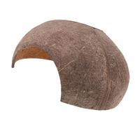 SUPVOX Cachette en Coque Naturelle pour Aquarium et Terrarium, Décor en Bois Naturel Plateforme Sécurisée, Ornement pour Reptiles et Crabes Hermites, Ambiance Extérieure ou Aquarium