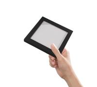 SUPVOX Cadre D’exposition CD en Bois Peint Noir 5 Pouces Multifonctionnel pour Rangement Dvd et Photos, Support Décoratif Minimaliste pour Bureau et Maison, Organisateur de Disques