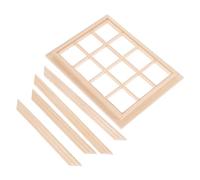 SUPVOX Cadre Fenêtre Vide pour Décoration DIY Modèle Miniature pour Maison Poupée