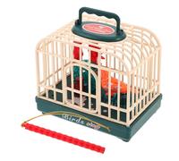 SUPVOX Cage À Oiseaux À Commande Vocale Électronique pour Perroquet Parlant Oiseau Chanteur en Cage Ornements d'oiseaux À Commande Vocale Décoration D'Oiseau Chanteur