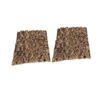 SUPVOX Caisse De Lézard Grimpant Décorative en Écorce 2pcs Écorce Naturelle pour Terrarium 30x20cm Habitat Sûr pour Reptiles Décoration pour Maison Ou Bureau