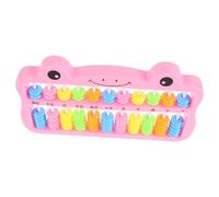 SUPVOX Calculatrice Mathématique Garçon Fille Boulier Plastique Perles Colorées pour Apprentissage des Mathématiques pour Élèves Primaire Outil Éducatif Pratique et Ludiques
