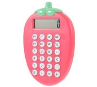 SUPVOX Calculatrice Solaire Portable Petite Format Poche Motif Fraise Calculatrice Étudiante Basique Compacte Légère Outil de Bureau Pratique pour Usage Scolaire et Professionnel