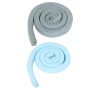 SUPVOX Cale pour Combler Espace Lit 2 Pièces 200 CM Gris Coussin de Tête de Lit pour Combler Les Fissures Entre Matelas et Canapé Protège la Chute d'Objets