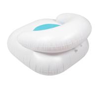 SUPVOX Canapé Gonflable en PVC Bleu, Fauteuil Pliable Dossier Intégré, Chaise Longue Gonflable pour Intérieur et Détente, Matelas Canapé-lit Portable pour Sieste et Salon