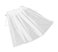 SUPVOX Cape Blanche en Tulle pour Fille, 1 Pièce, Accessoire de Costume D'garçon et Filles pour Fête, Déguisement Cosplay Princesse, Cape de Bal Masqué Légère et Décorative, Anniversaire