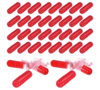 SUPVOX Capsules de Faux Sang Comestibles 50 Pcs pour Maquillage Halloween, Effet Saignement Réaliste, Accessoires de Farces et Attrapes pour Cosplay et Spectacles