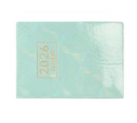 SUPVOX Carnet Agenda 2026 A7 Mini Portable en Anglais, Calendrier Mensuel Complet, Papier Résistant Anti-traversée, Format Poche Bureau et Voyage, Planificateur Quotidien et Liste Tâches