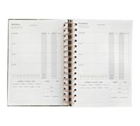 SUPVOX Carnet de Planification Fitness A5 à Spirale, Bloc-notes pour Agenda Quotidien, Cahier pour Suivi D'entraînement et Gestion de Santé, Outil Portable pour Couleur Couleur Aléatoire