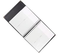 SUPVOX Carnet de Rangement pour Billets de Concert Noir Album de Collection à Feuilles Mobiles en Papier Organiseur pour Tickets Billets de Train et Souvenirs Album Photo