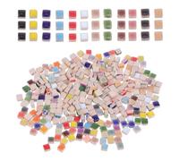 SUPVOX Carreaux de Mosaïque en Céramique 5 MM Mini-Carreaux Décoratifs Multicolores 50 G pour Loisirs Créatifs Art Mural Décoration DIY et Projets Artisanaux