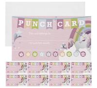 SUPVOX Cartes de Récompense Scolaires Perforées Dessin Animé 100 Pcs 5x9 Cm pour Enseignants et Élèves, Cartes-présents pour Garçon et Filles Motivation t Bureau