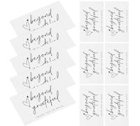 SUPVOX Cartes de Remerciement Blanches 100 Pcs Enveloppes Papier Épais Résistant Format Standard pour Petites Entreprises Messages Personnalisables Usage Professionnel et Occasions