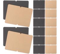 SUPVOX Cartes de Vœux Vierges Pliables 50 Pcs 2 Pages DIY Papier Épais Vintage pour Messages Personnalisés et Occasions Festives