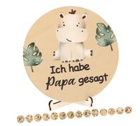 SUPVOX Cartes Étapes avec Support pour Mois et Croissance Né Accessoire Photo Milestone pour Premières Cadeau Souvenir Naissance