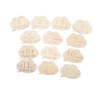 SUPVOX Cartes Mensuelles en pour Bébé Accessoires de Photographie Cartes Commémoratives de Naissance pour Annonce de Naissance 100% Sûr et Utilisé pour Capturer des Souvenirs