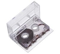 SUPVOX Cassette Audio Vierge Transparente Bande Magnétique Enregistreuse pour Interview Messages Diy Style Rétro pour Enregistrements Personnels et