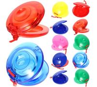 SUPVOX Castagnettes Percussion Enfants 5.50 Cm Jouets Musicaux Éducatifs pour Développer Le Sens du Rythme Et La Coordination Main-Cerveau 24 Pièces Colorées