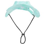 SUPVOX Chapeau Bob pour Chien Pare-Soleil Réglable en Coton Léger, Taille S, Couleur Vert Menthe, Casquette D'extérieur Anti-dérapante, Chapeaux de Soleil pour Animaux de Compagnie,