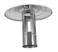SUPVOX Chapeau de Pluie pour Cheminée Acier Inoxydable Coupe Vent et Antineige Protection Toiture Durable pour Cheminée de Jardin et Maison Installation Facile