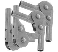 SUPVOX Charnières à Cliquet pour Canapé 3 Positions, Lot de 4 Pièces, Réglage D’Angle Pliable, Accessoires de Meubles Robustes pour Dossiers et Cadres de Canapé, Fixation Autobloquante