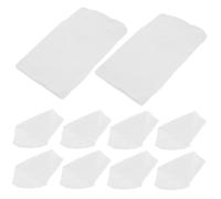SUPVOX Chaussettes Filtrantes pour Skimmer de Piscine 20 Pièces Blanches, Accessoires Élastiques de Filtration pour Écumeurs Hors Sol, Retenue des Débris et Nettoyage Piscine Simple