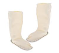SUPVOX Chaussettes Imperméables Chaudes Doublures de Bottes en Peluche Courte pour Femmes Guêtres de Bottes Hautes pour Travail et Activités Extérieures Protection le Froid Pluie