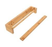 SUPVOX Chevalet D'artiste en Bois Porte-rouleau de Papier Kraft, Support Mural 34x6 Cm pour Dessin et Peinture, Organisateur Portable pour Garçon et Filles et Atelier Créatif