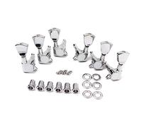 SUPVOX Chevilles Mécaniques Banjo Lr Chrome Jeu de Accordeurs pour Guitare et Électrique Têtes Robustes pour Cordes Acier