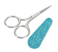 SUPVOX Ciseaux à Broder Ergonomiques en Acier Inoxydable, Petits Ciseaux de Couture Légers Large Anneau pour Doigts, Outil de Couture Portable pour Broderie, Bricolage et Découpe de Fils