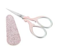 SUPVOX Ciseaux à Broder Petits de Couture avec Protection, Poignées Ergonomiques en Dégradé Rose Pailleté, Outils pour Loisirs Créatifs et Travaux Manuels, Usage Maison et Élève